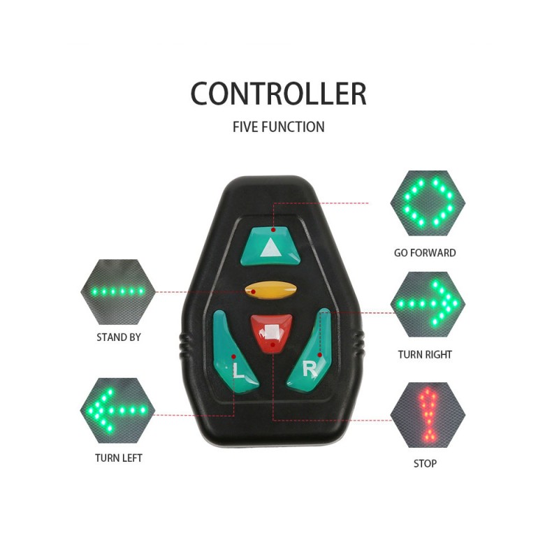 48Leds Turn Signals Indicator Backpack 48Leds Turn Signals Indicator Backpack