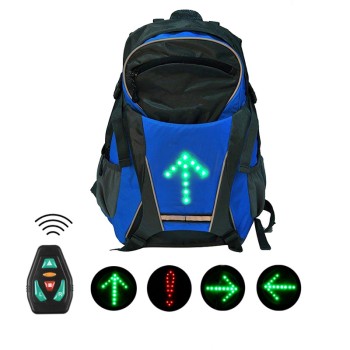 48Leds Turn Signals Indicator Backpack